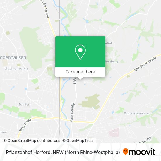 Pflanzenhof Herford map