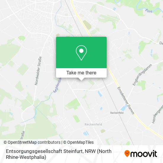 Карта Entsorgungsgesellschaft Steinfurt