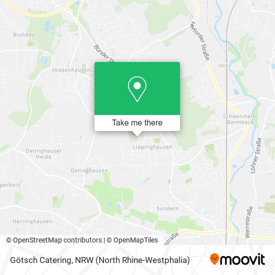Götsch Catering map