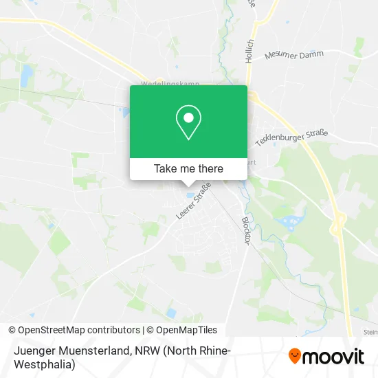 Карта Juenger Muensterland