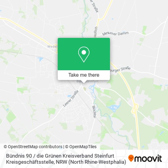 Bündnis 90 / die Grünen Kreisverband Steinfurt Kreisgeschäftsstelle map