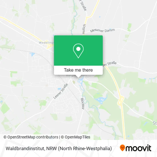 Waldbrandinstitut map
