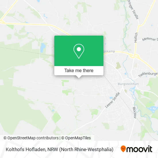 Карта Kolthofs Hofladen