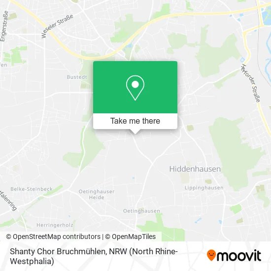 Shanty Chor Bruchmühlen map