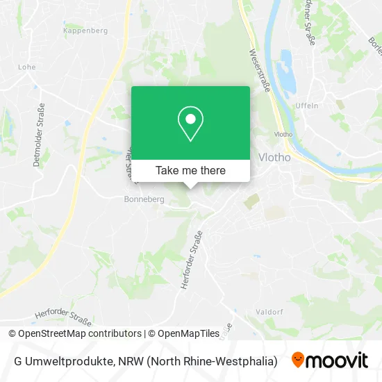 G Umweltprodukte map