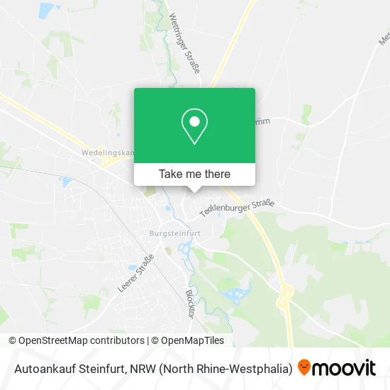 Карта Autoankauf Steinfurt