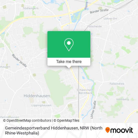 Gemeindesportverband Hiddenhausen map