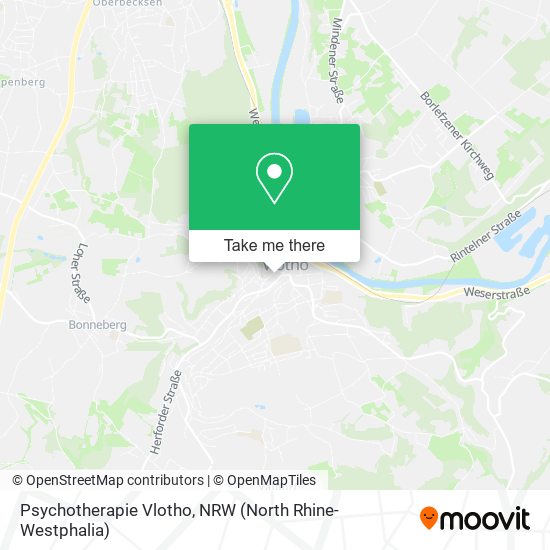 Psychotherapie Vlotho map