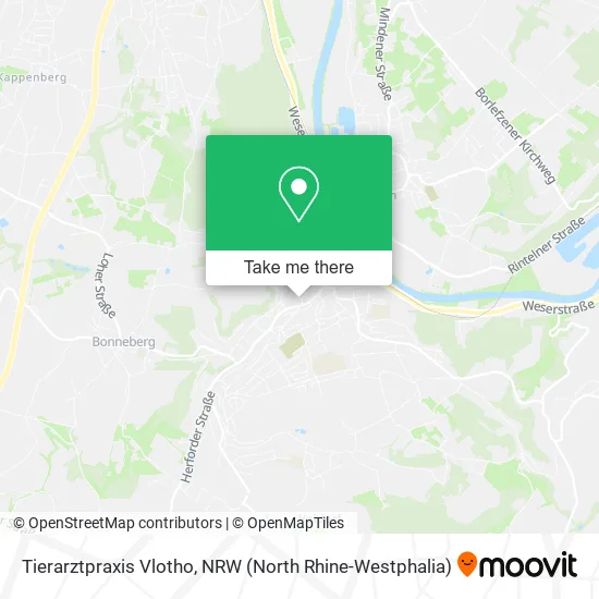 Карта Tierarztpraxis Vlotho