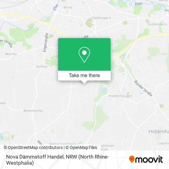 Карта Nova Dämmstoff Handel