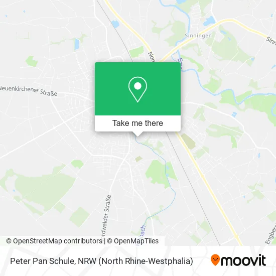 Карта Peter Pan Schule