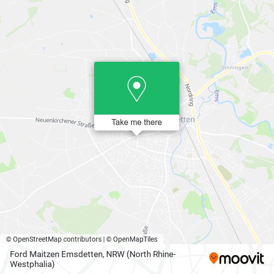 Ford Maitzen Emsdetten map
