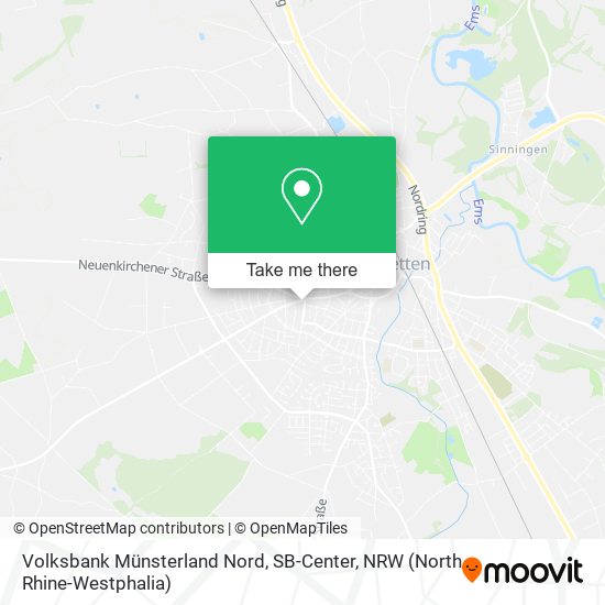 Volksbank Münsterland Nord, SB-Center map
