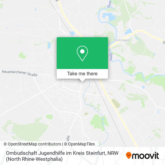 Ombudschaft Jugendhilfe im Kreis Steinfurt map