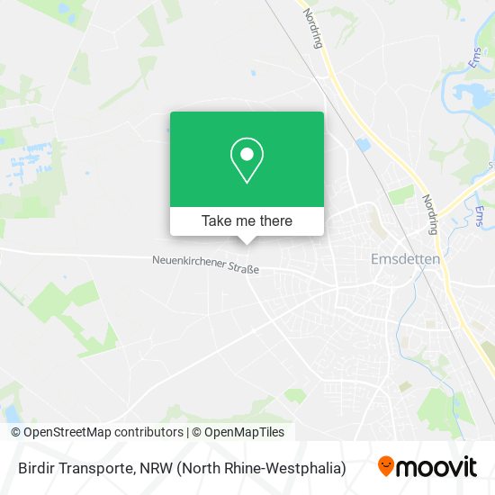 Карта Birdir Transporte