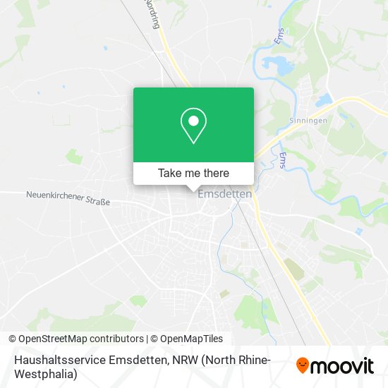 Haushaltsservice Emsdetten map