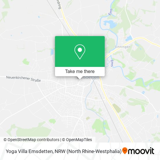 Yoga Villa Emsdetten map