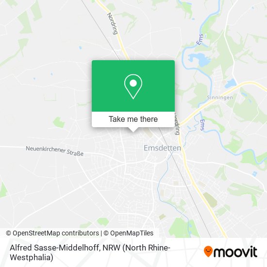 Alfred Sasse-Middelhoff map