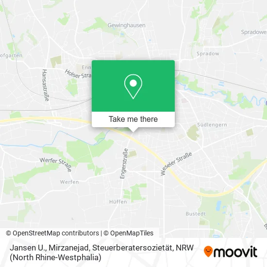 Карта Jansen U., Mirzanejad, Steuerberatersozietät