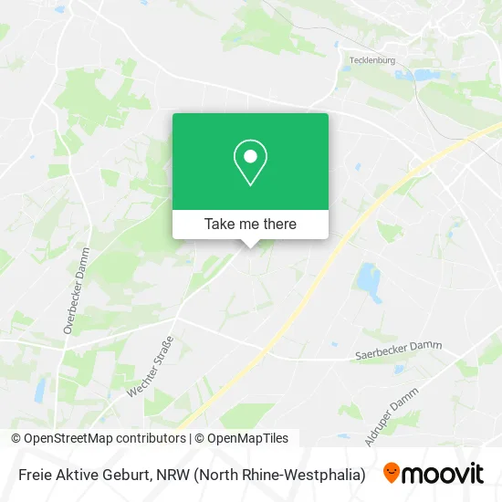 Карта Freie Aktive Geburt