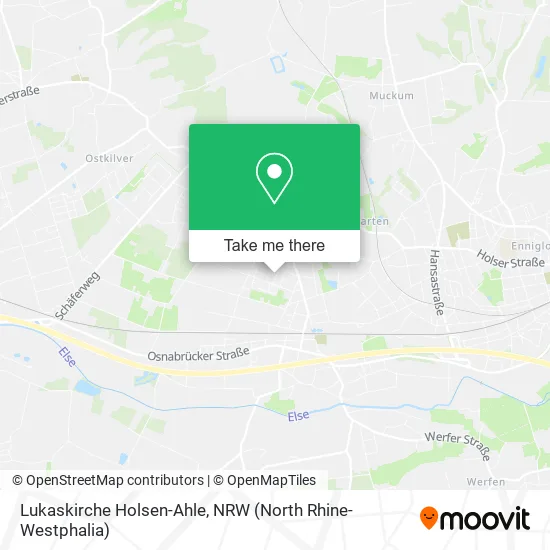 Lukaskirche Holsen-Ahle map