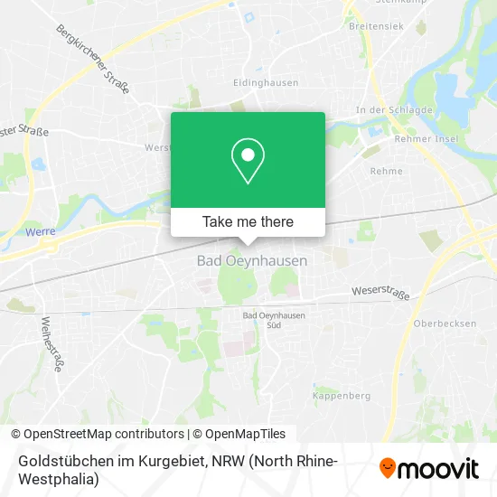 Карта Goldstübchen im Kurgebiet