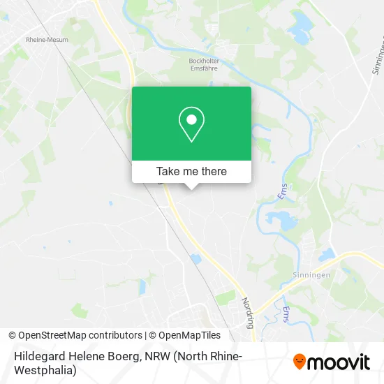 Карта Hildegard Helene Boerg