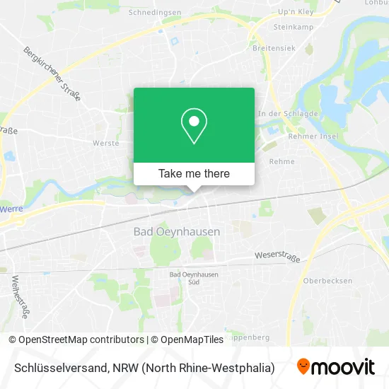 Schlüsselversand map