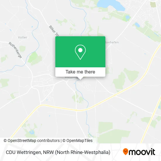 Карта CDU Wettringen