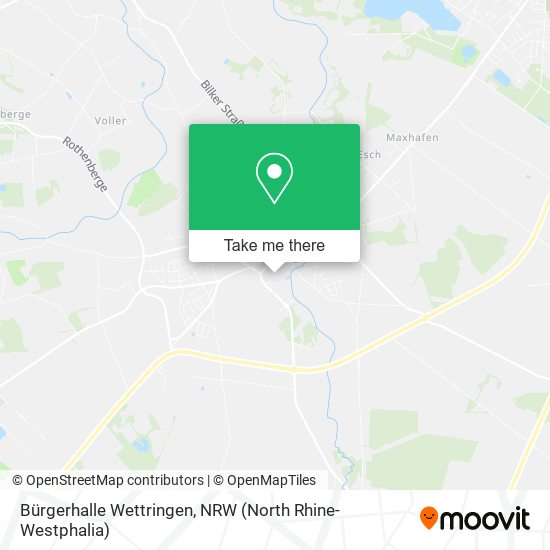 Bürgerhalle Wettringen map
