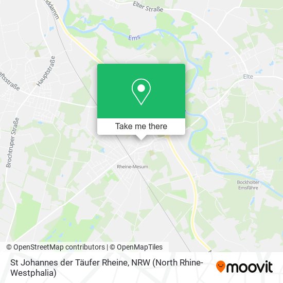 St Johannes der Täufer Rheine map