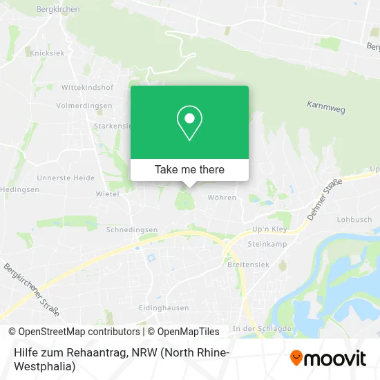 Hilfe zum Rehaantrag map