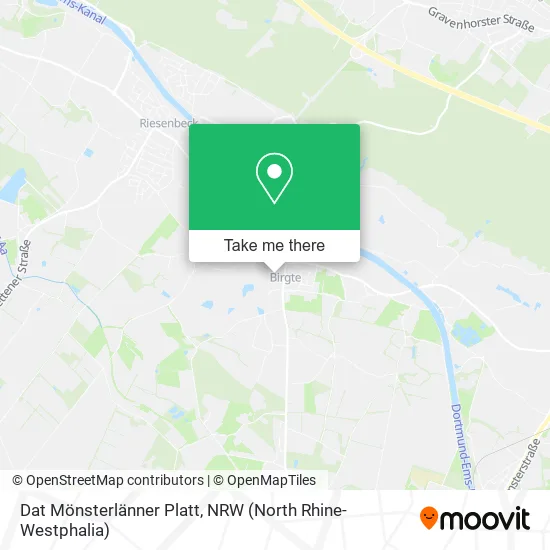 Карта Dat Mönsterlänner Platt