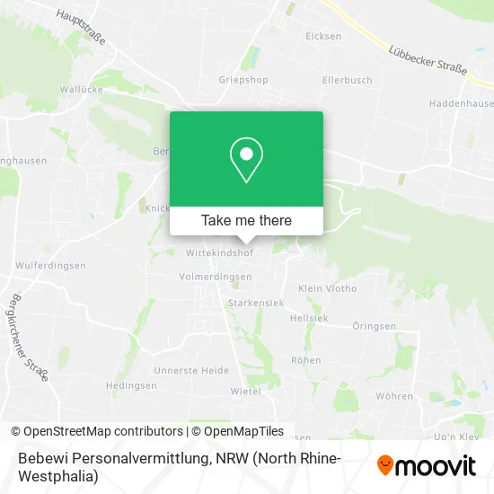 Карта Bebewi Personalvermittlung