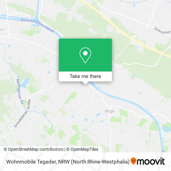 Карта Wohnmobile Tegeder