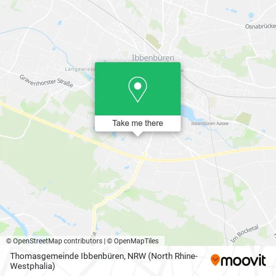 Thomasgemeinde Ibbenbüren map