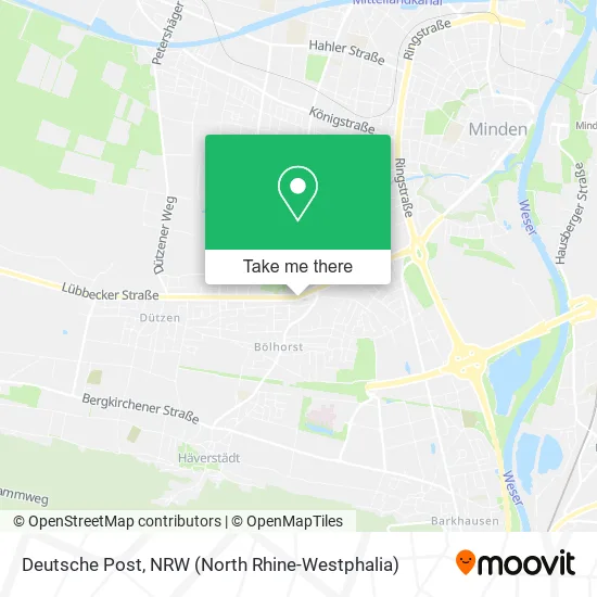 Карта Deutsche Post