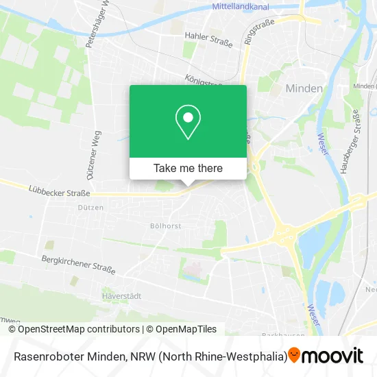 Карта Rasenroboter Minden
