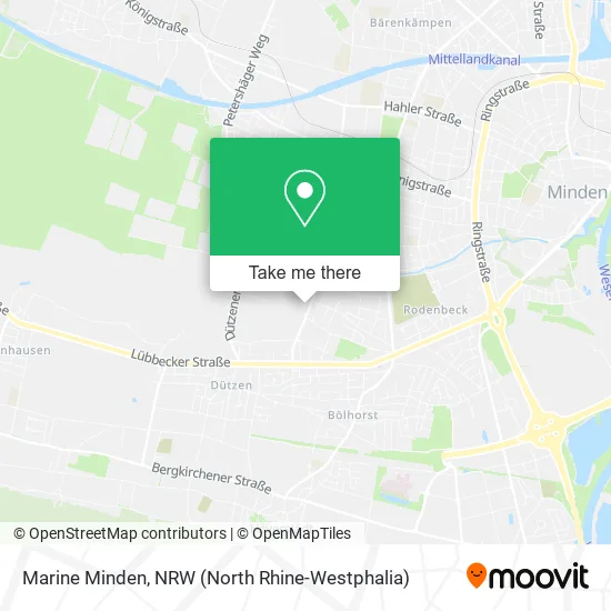 Карта Marine Minden