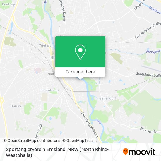 Sportanglerverein Emsland map