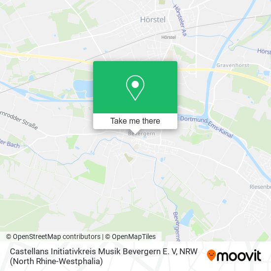 Castellans Initiativkreis Musik Bevergern E. V map