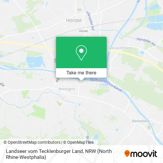 Карта Landseer vom Tecklenburger Land