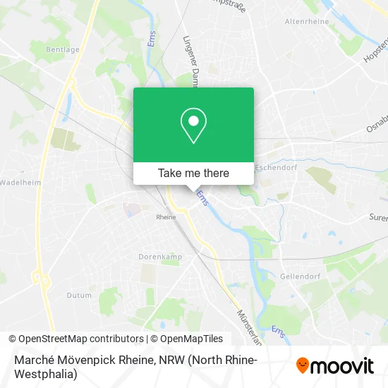 Карта Marché Mövenpick Rheine