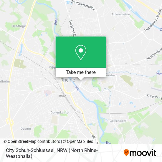 City Schuh-Schluessel map