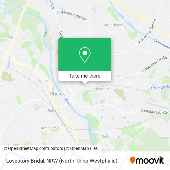 Lovestory Bridal map