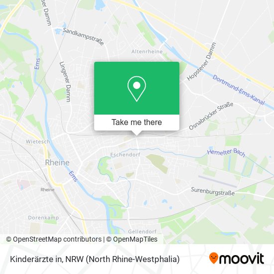 Kinderärzte in map