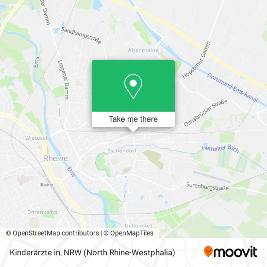 Карта Kinderärzte in
