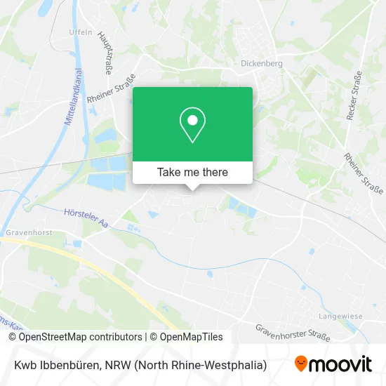 Kwb Ibbenbüren map