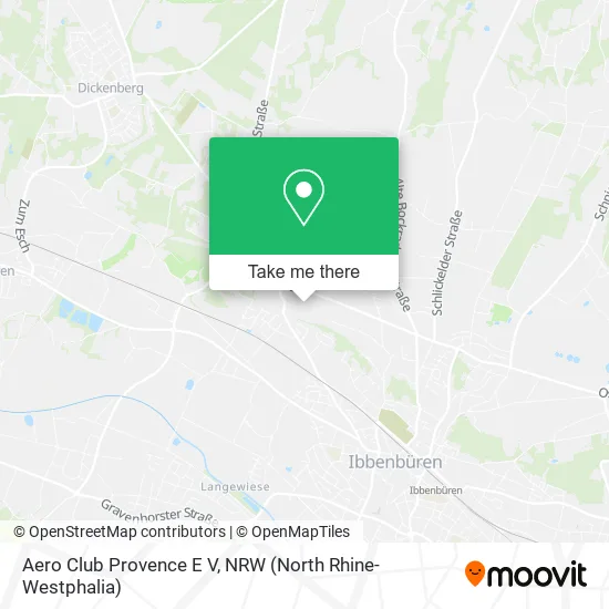 Карта Aero Club Provence E V