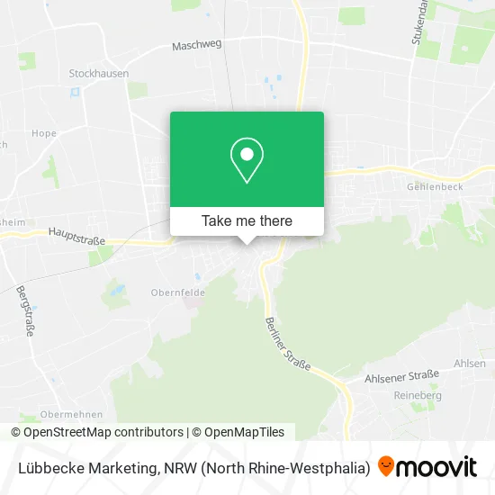 Карта Lübbecke Marketing